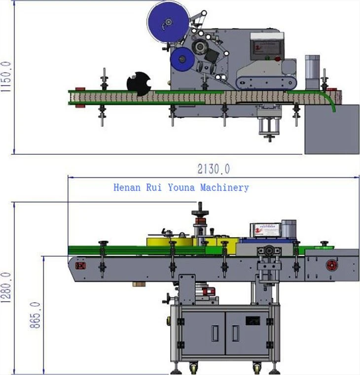 automatic bottle labeling machine (1)