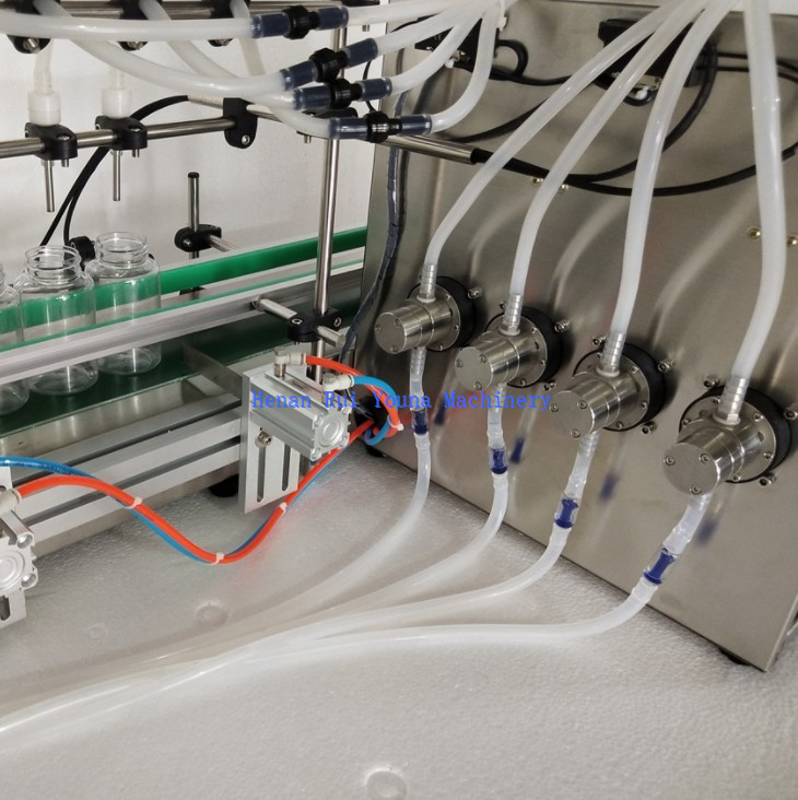 4 heads liquid bottle filling machine (3)