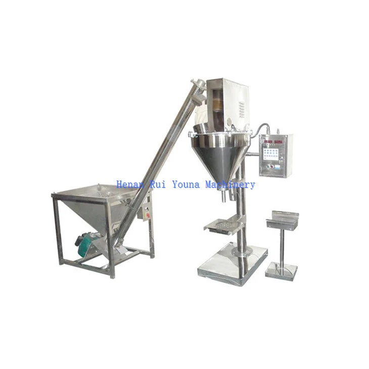 เครื่องบรรจุผงแบบ Auger พร้อมลิฟต์