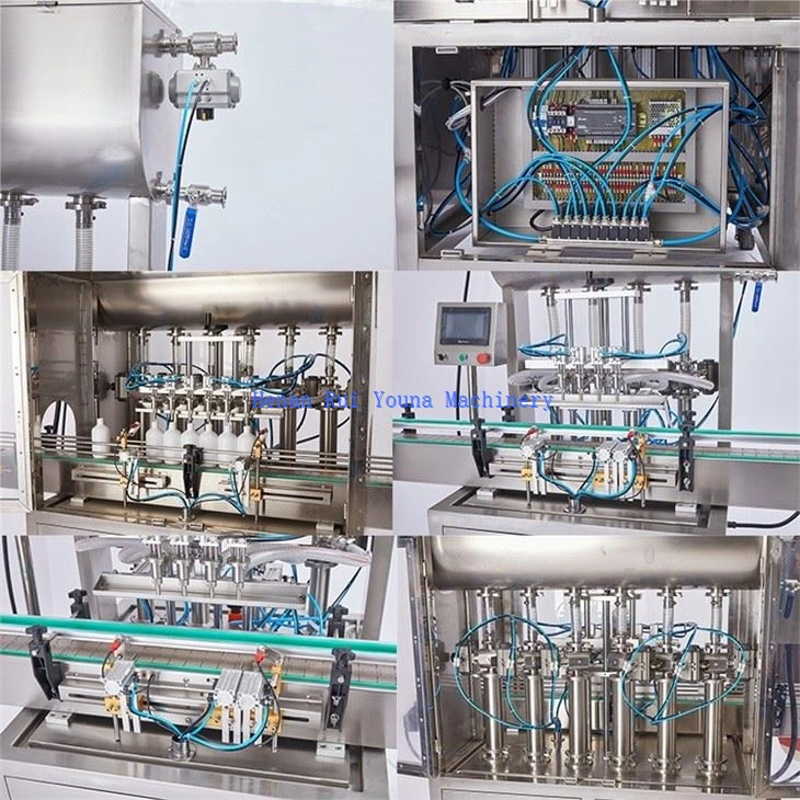 semi automatic 4 heads filling machine for sauce paste cream (5)